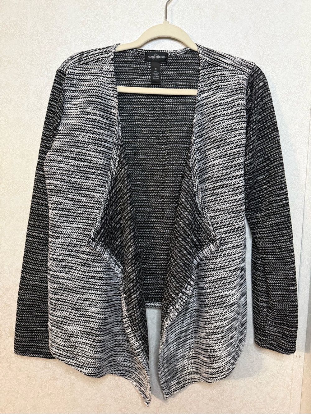Karen Scott Open-Front Knit Sweater